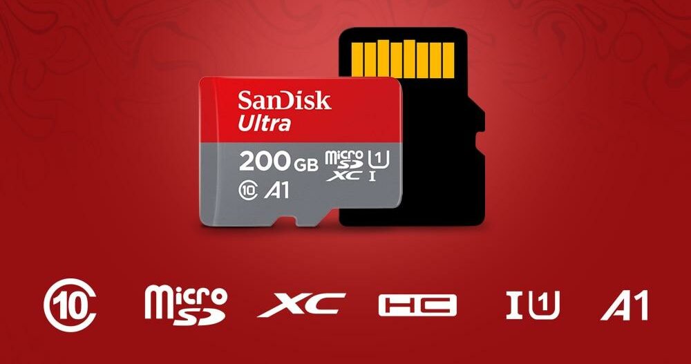 SanDisk tarjeta de memoria flash