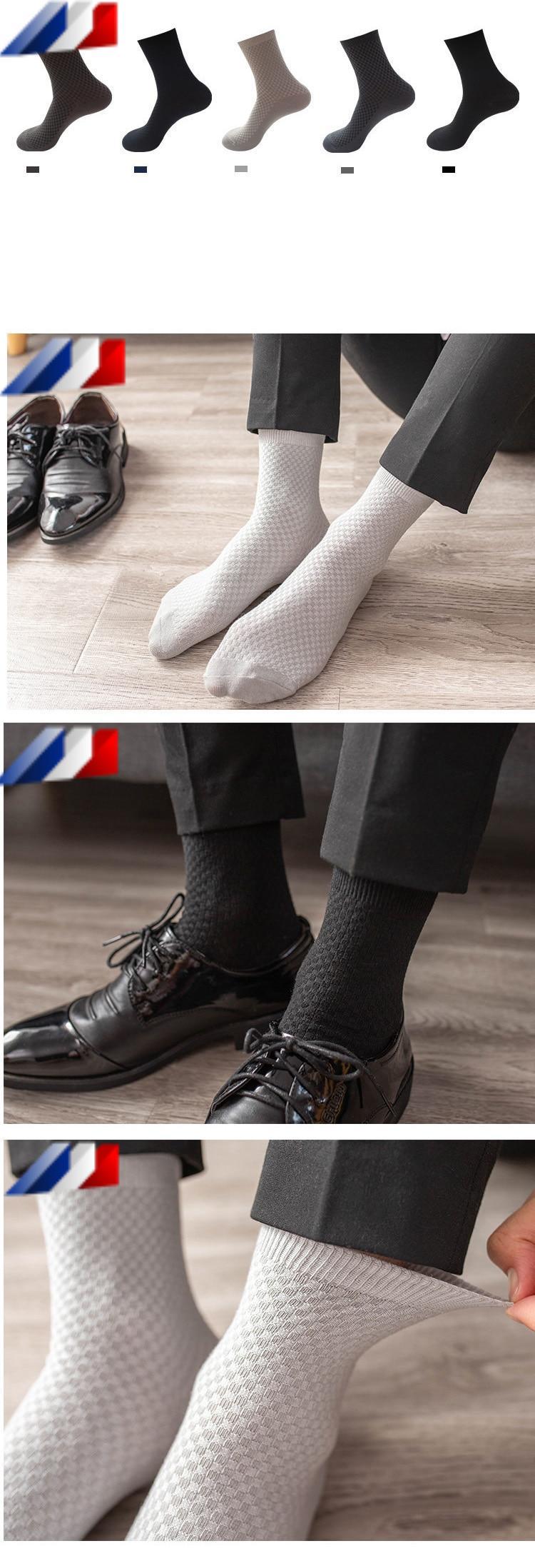 Calcetines de fibra de bambú para hombre