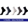 5 pares / multicolor