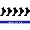 5 pares / negro