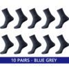 10 pares / azul gris
