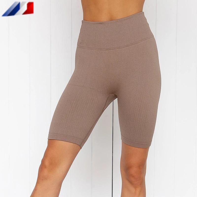 Shorts de yoga cortos para mujer