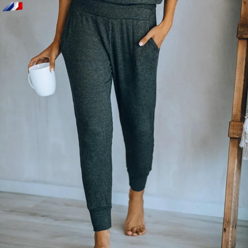 Conjunto de pijama de algodón para mujer